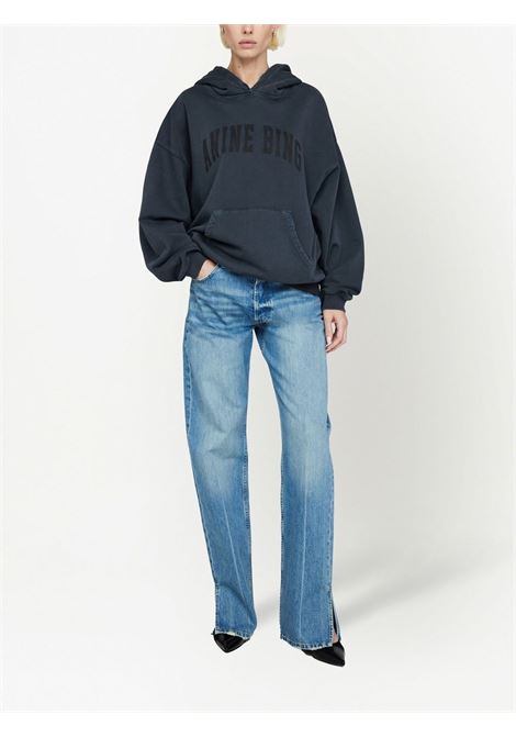 felpa harvey donna nera ANINE BING | S-08-5185002